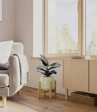 Load image into Gallery viewer, Turquoise stand:bamboo