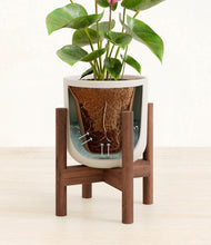Load image into Gallery viewer, Natural Bamboo stand:walnut