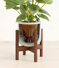Load image into Gallery viewer, Natural Bamboo stand:walnut