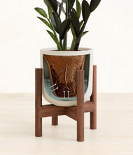 Load image into Gallery viewer, Natural Bamboo stand:walnut