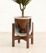 Load image into Gallery viewer, Natural Bamboo stand:walnut