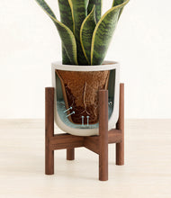 Load image into Gallery viewer, Natural Bamboo stand:walnut