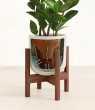 Load image into Gallery viewer, Natural Bamboo stand:walnut