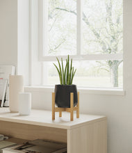 Load image into Gallery viewer, Black stand:bamboo