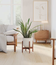 Load image into Gallery viewer, Natural Bamboo stand:walnut