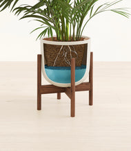 Load image into Gallery viewer, Natural Bamboo stand:walnut