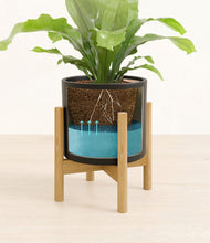 Load image into Gallery viewer, Black stand:bamboo