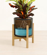 Load image into Gallery viewer, Black stand:bamboo