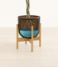 Load image into Gallery viewer, Stone Black stand:bamboo