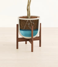 Load image into Gallery viewer, Natural Bamboo stand:walnut