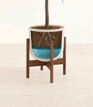 Load image into Gallery viewer, Natural Bamboo stand:walnut