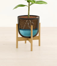 Load image into Gallery viewer, Stone Black stand:bamboo