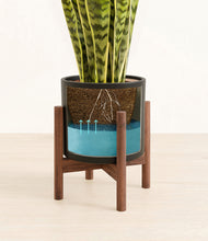 Load image into Gallery viewer, Black stand:walnut