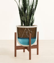 Load image into Gallery viewer, Natural Bamboo stand:walnut