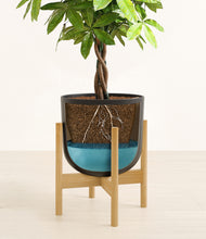 Load image into Gallery viewer, Stone Black stand:bamboo