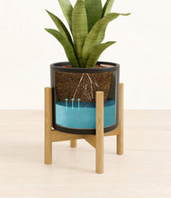 Load image into Gallery viewer, Black stand:bamboo