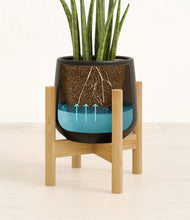 Load image into Gallery viewer, Black stand:bamboo