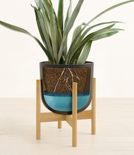 Load image into Gallery viewer, Stone Black stand:bamboo