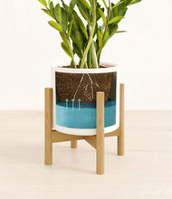 Load image into Gallery viewer, White stand:bamboo