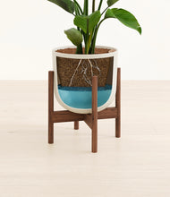 Load image into Gallery viewer, Natural Bamboo stand:walnut