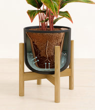 Load image into Gallery viewer, Stone Black stand:bamboo