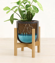 Load image into Gallery viewer, Stone Black stand:bamboo