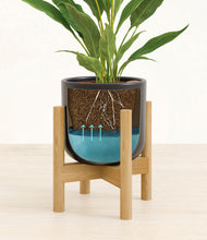 Load image into Gallery viewer, Stone Black stand:bamboo