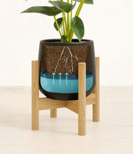 Load image into Gallery viewer, Black stand:bamboo