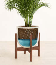 Load image into Gallery viewer, Natural Bamboo stand:walnut