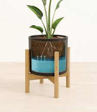 Load image into Gallery viewer, Black stand:bamboo