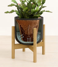 Load image into Gallery viewer, Stone Black stand:bamboo