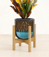 Load image into Gallery viewer, Stone Black stand:bamboo
