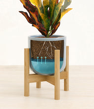Load image into Gallery viewer, Misty Blue stand:bamboo