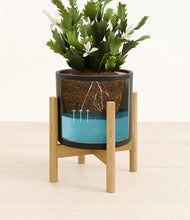 Load image into Gallery viewer, Black stand:bamboo