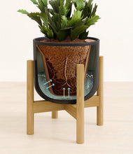 Load image into Gallery viewer, Stone Black stand:bamboo