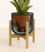 Load image into Gallery viewer, Stone Black stand:bamboo