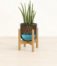 Load image into Gallery viewer, Stone Black stand:bamboo