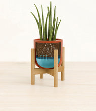 Load image into Gallery viewer, Glossy Red stand:bamboo