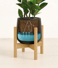 Load image into Gallery viewer, Black stand:bamboo