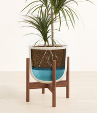 Load image into Gallery viewer, Natural Bamboo stand:walnut