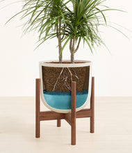 Load image into Gallery viewer, Natural Bamboo stand:walnut