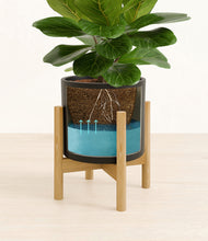 Load image into Gallery viewer, Black stand:bamboo