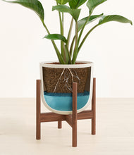 Load image into Gallery viewer, Natural Bamboo stand:walnut