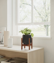 Load image into Gallery viewer, Black stand:walnut