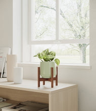 Load image into Gallery viewer, Turquoise stand:walnut