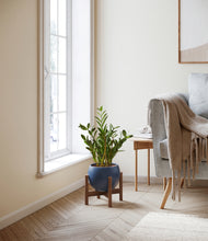 Load image into Gallery viewer, Deep Navy stand:walnut