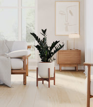 Load image into Gallery viewer, Natural Bamboo stand:walnut