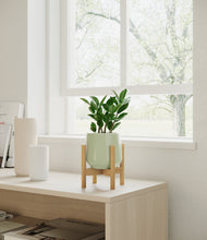 Load image into Gallery viewer, Turquoise stand:bamboo