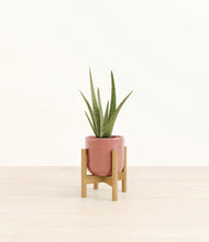 Load image into Gallery viewer, Hammered Rose Pink stand:bamboo