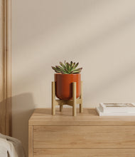 Load image into Gallery viewer, Glossy Red stand:bamboo